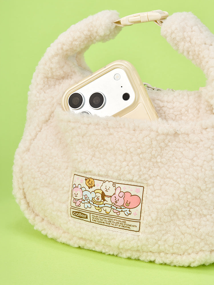 BT21 FLUFFY NEW YEAR COLLER 2WAY TOTE BAG