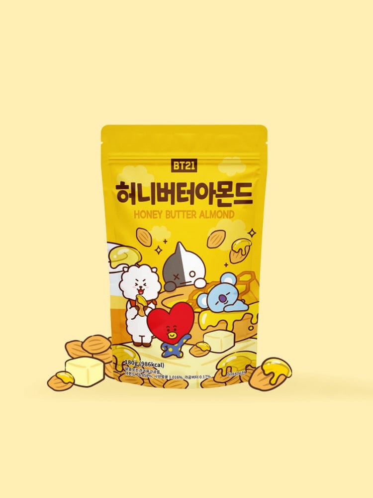 BT21 HOUSEHOLD 허니버터 아몬드 BT21 바프 아몬드 (180g)