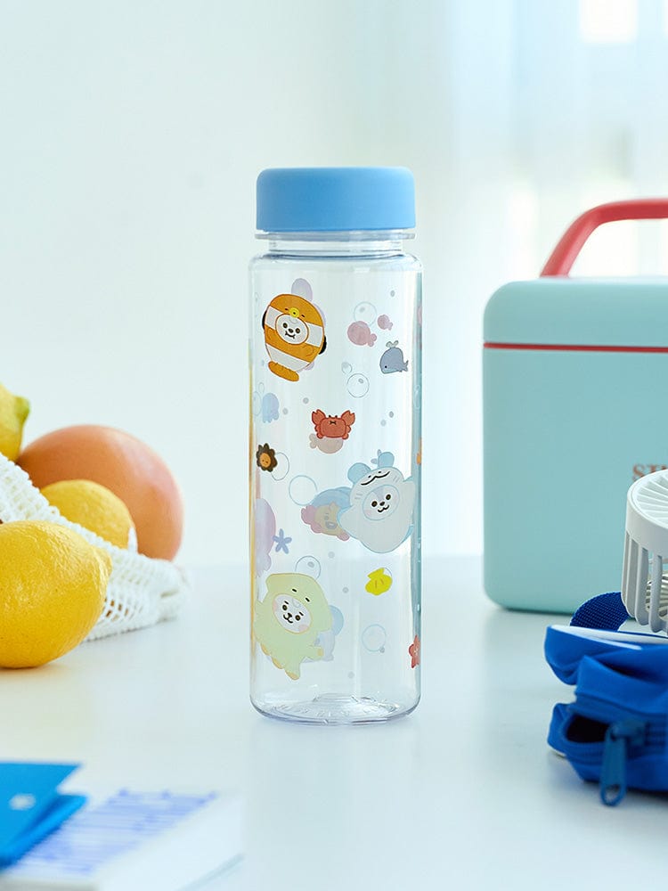 BT21 HOUSEHOLD 단품 BT21 베이비 오션프렌즈 투명 보틀 (530ml)