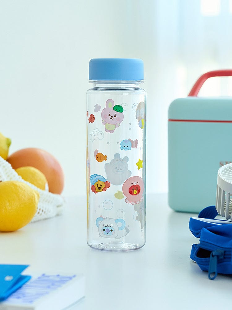 BT21 HOUSEHOLD 단품 BT21 베이비 오션프렌즈 투명 보틀 (530ml)