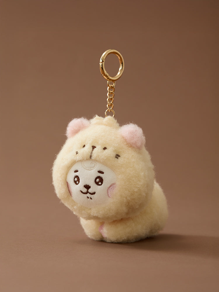 BT21 KEYRING_ 햄스터 알제이 BT21 BABY 모어 플러피 인형 키링