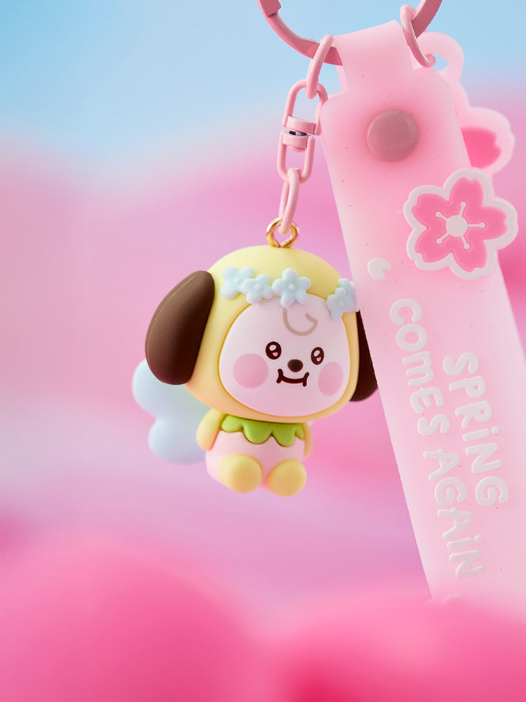 BT21 KEYRING_ 단품 BT21 CHIMMY BABY 봄 요정 피규어 키링