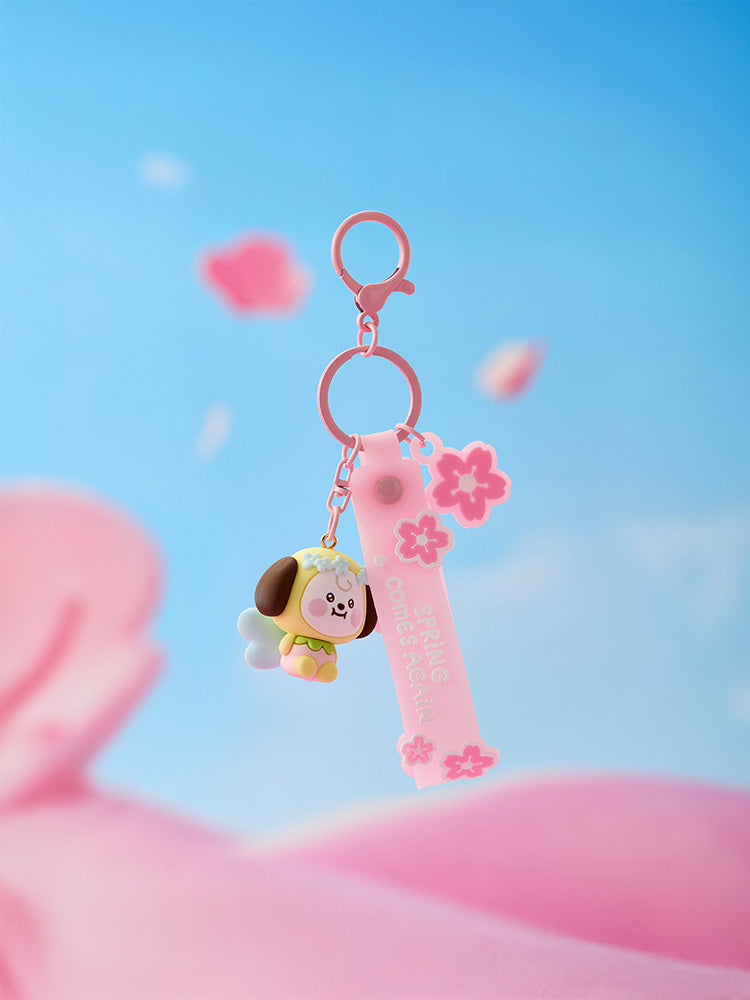 BT21 KEYRING_ 단품 BT21 CHIMMY BABY 봄 요정 피규어 키링