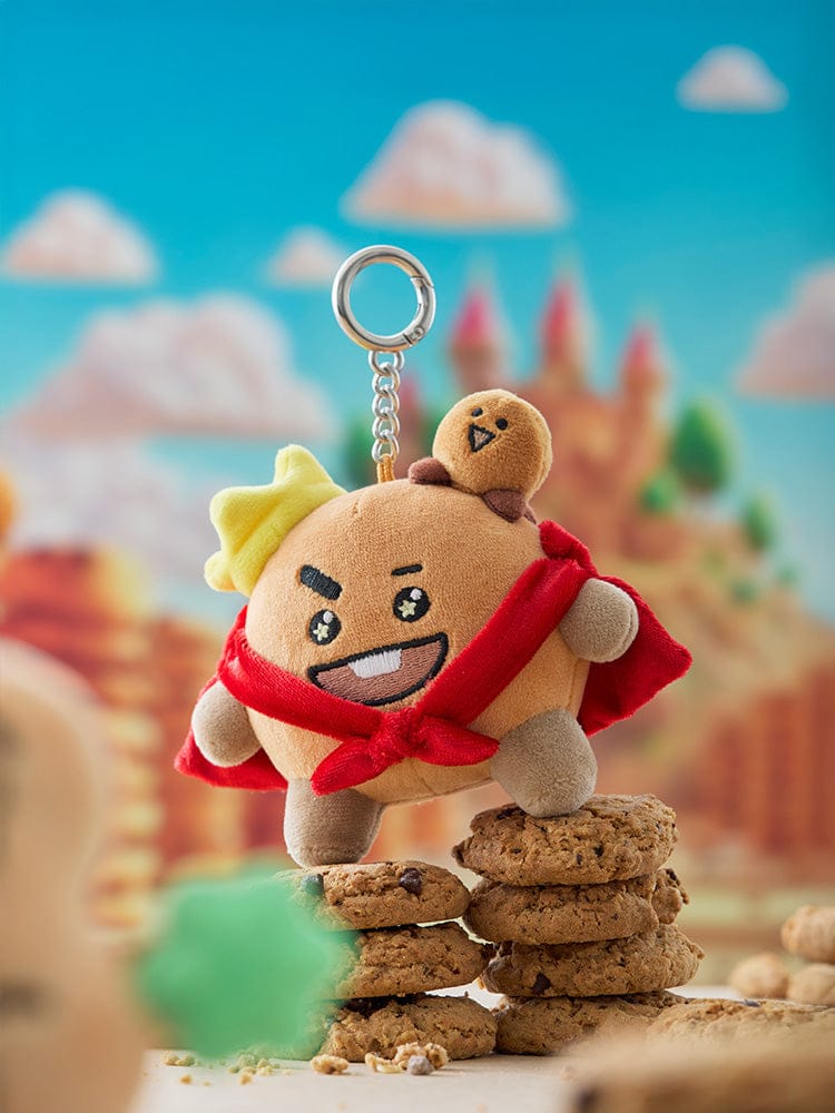 BT21 SHOOKY THE KING PLUSH KEYRING – LINE FRIENDS SQUARE