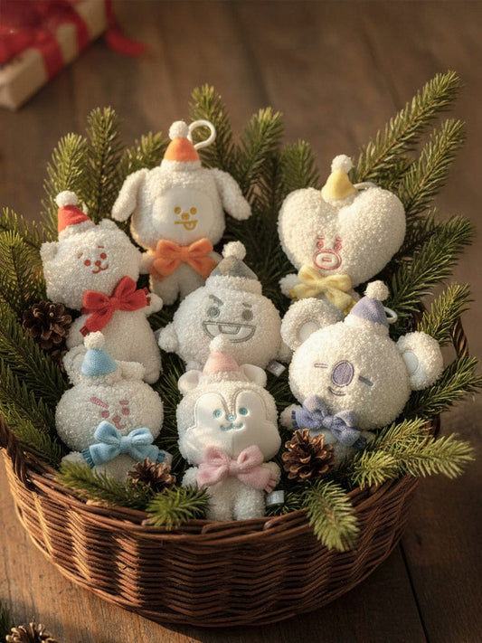 BT21 KEYRING_ BT21 스노우맨 인형 키링