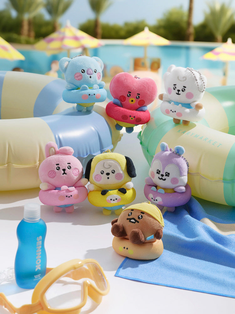 BT21 KEYRING_ BT21 BABY 퐁당퐁당 에디션 인형 키링