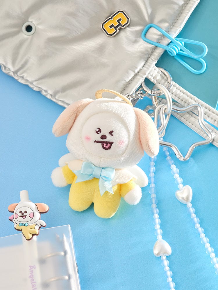 BT21 KEYRING 단품 BT21 CHIMMY 앤젤 앤 빌런 엔젤 인형 키링