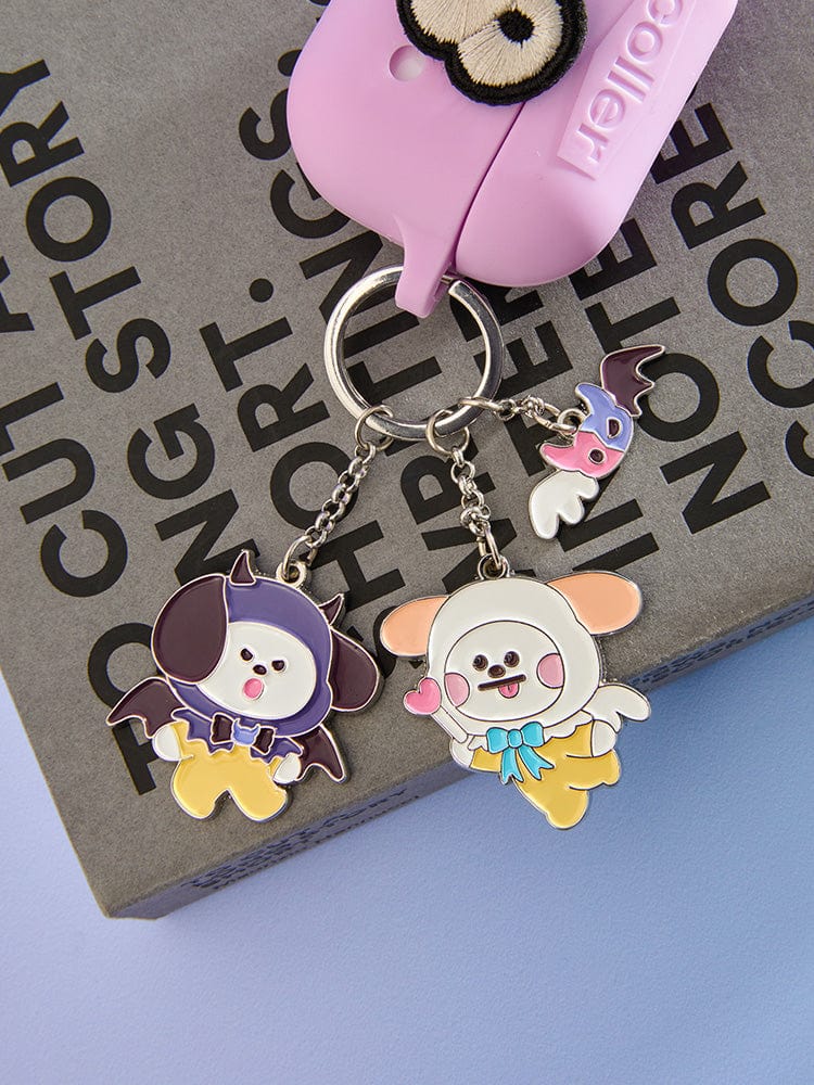 BT21 KEYRING 단품 BT21 CHIMMY 앤젤 앤 빌런 메탈 키링