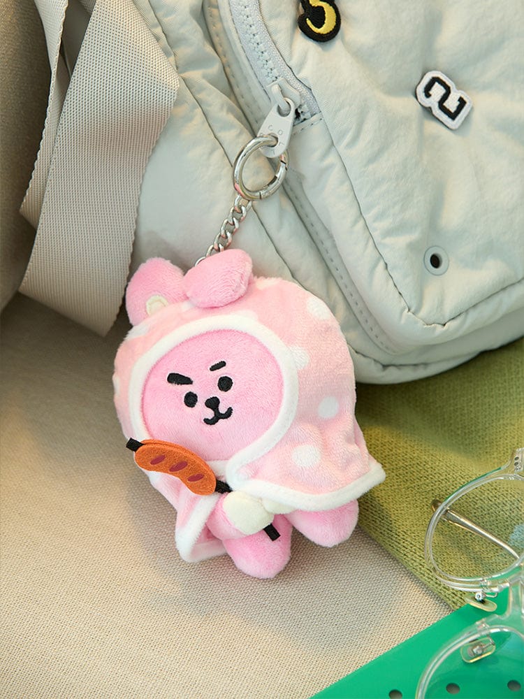 BT21 KEYRING 단품 BT21 COOKY 캠프파이어 담요 인형 키링