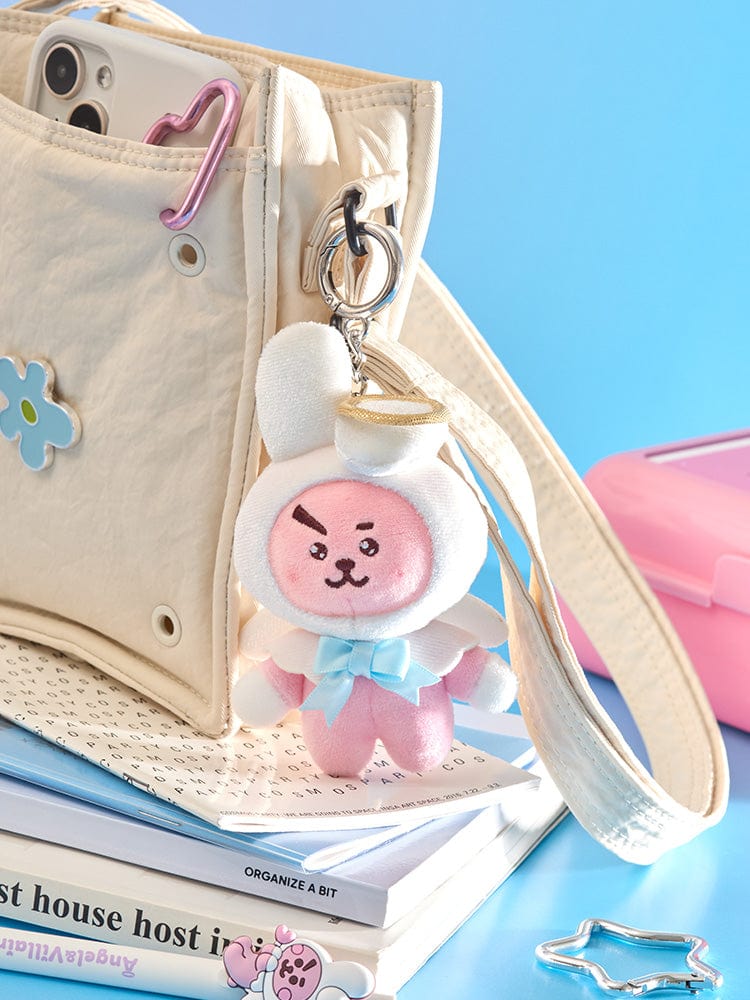 BT21 KEYRING 단품 BT21 COOKY 앤젤 앤 빌런 엔젤 인형 키링