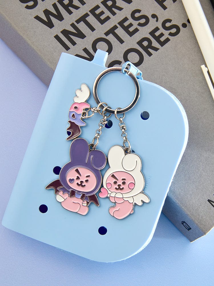 BT21 KEYRING 단품 BT21 COOKY 앤젤 앤 빌런 메탈 키링