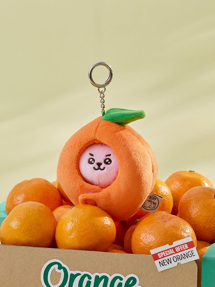 BT21 KEYRING 단품 BT21 COOKY 베이비 오렌지 파티 인형 키링