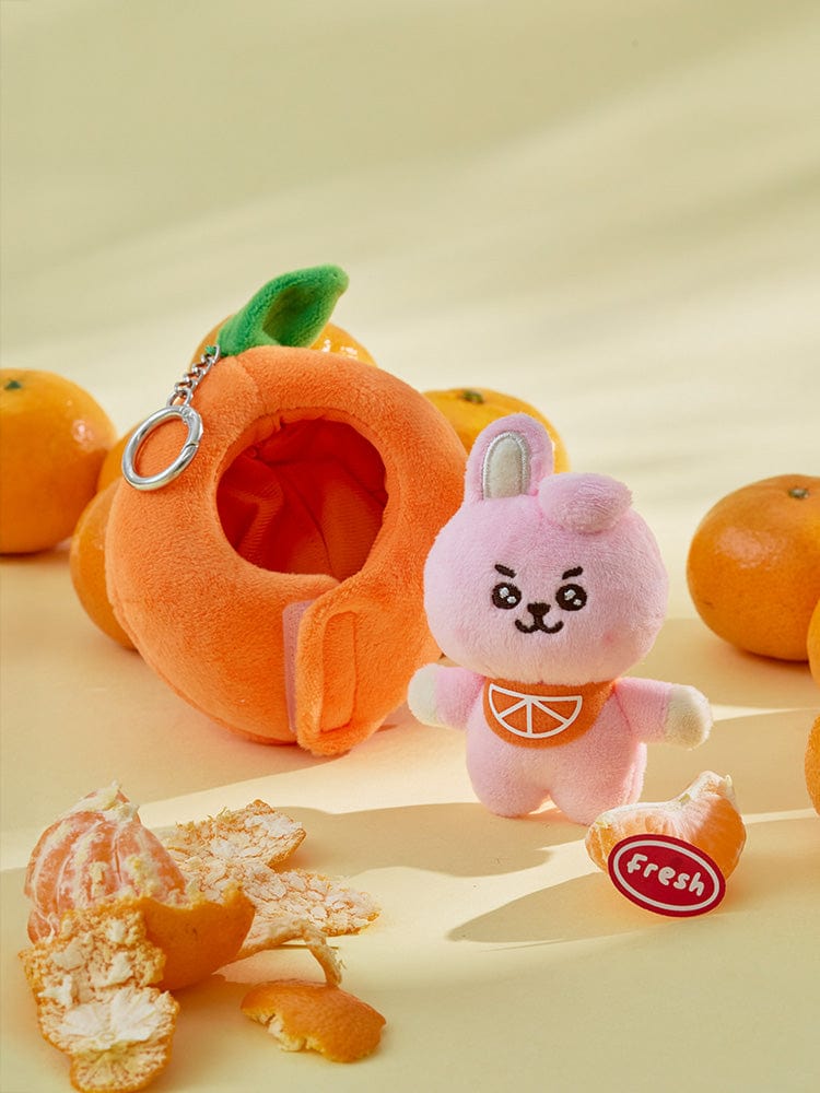 BT21 KEYRING 단품 BT21 COOKY 베이비 오렌지 파티 인형 키링