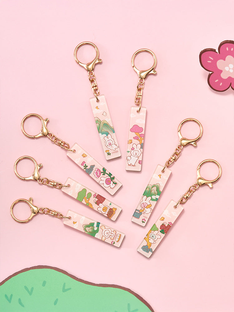 BT21 KEYRING_ BT21 K-토끼 스틱 아크릴 키링