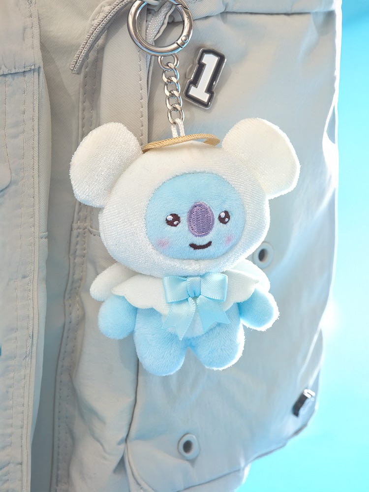 BT21 KEYRING 단품 BT21 KOYA 앤젤 앤 빌런 엔젤 인형 키링