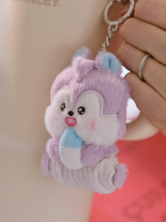 BT21 KEYRING 단품 [패밀리세일] BT21 MANG 베이비 뉴본 시즌2 시팅 인형 키링