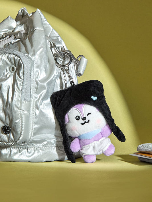 BT21 KEYRING 단품 BT21 MANG 베이비 본 투 댄스 소형 인형 키링 (롱블랙)