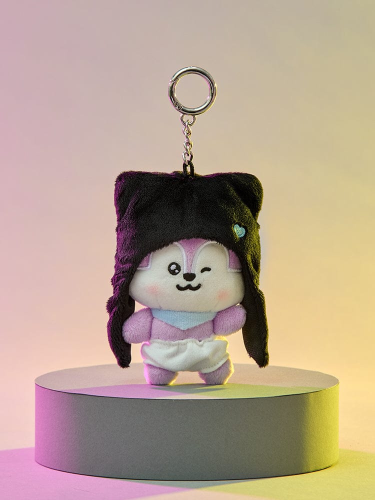 BT21 KEYRING 단품 BT21 MANG 베이비 본 투 댄스 소형 인형 키링 (롱블랙)