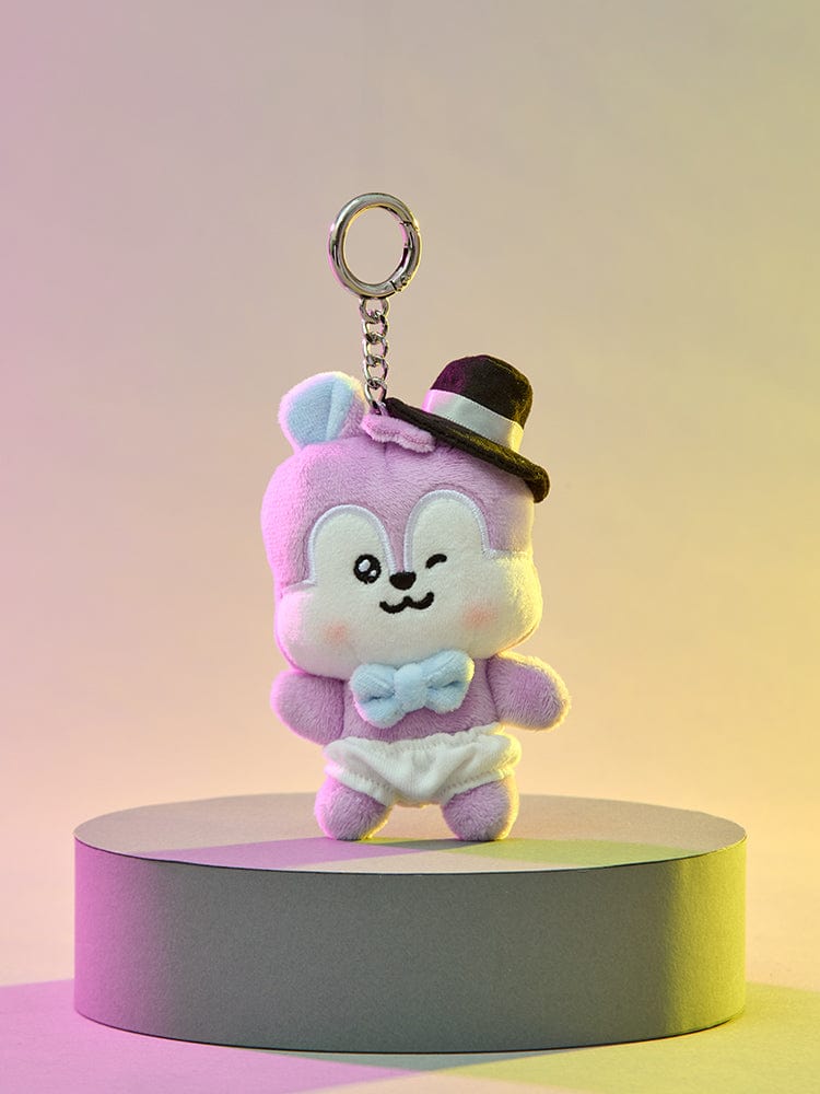 BT21 KEYRING 단품 BT21 MANG 베이비 본 투 댄스 소형 인형 키링 (페도라)