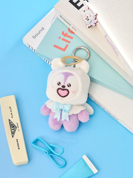 BT21 KEYRING 단품 BT21 MANG 앤젤 앤 빌런 엔젤 인형 키링