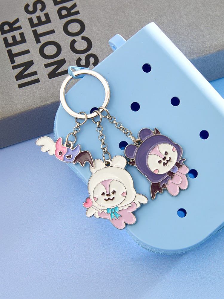 BT21 KEYRING 단품 BT21 MANG 앤젤 앤 빌런 메탈 키링