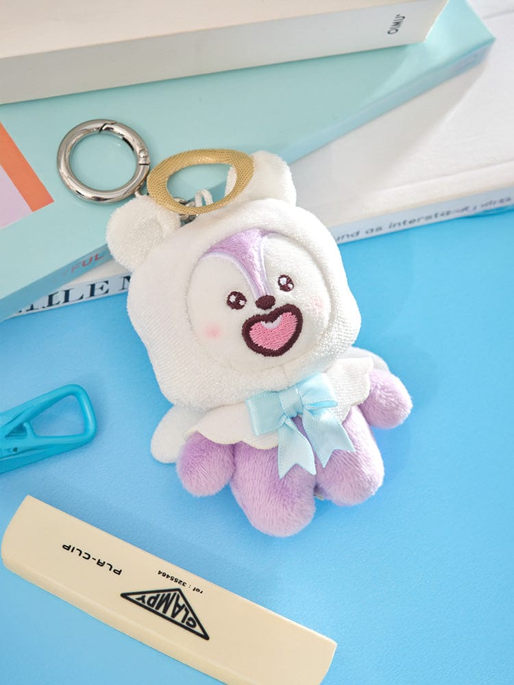 BT21 KEYRING 단품 BT21 MANG 앤젤 앤 빌런 엔젤 인형 키링