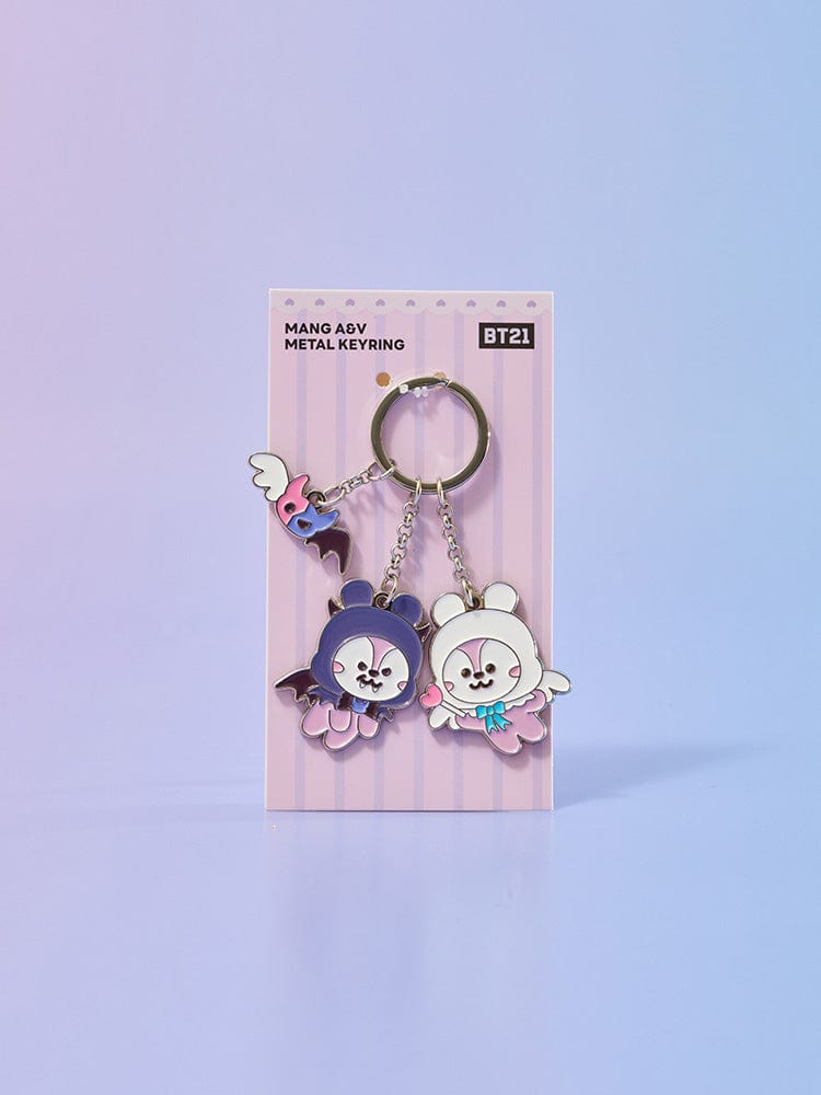 BT21 KEYRING 단품 BT21 MANG 앤젤 앤 빌런 메탈 키링