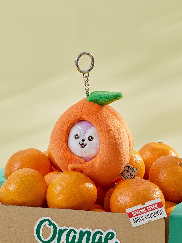 BT21 KEYRING 단품 BT21 MANG 베이비 오렌지 파티 인형 키링