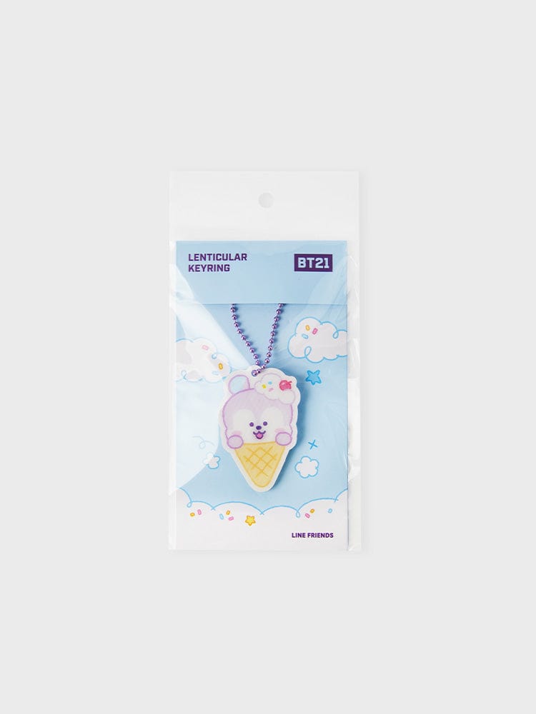 BT21 KEYRING 단품 [패밀리세일] BT21 On the Cloud MANG 렌티큘러 키링