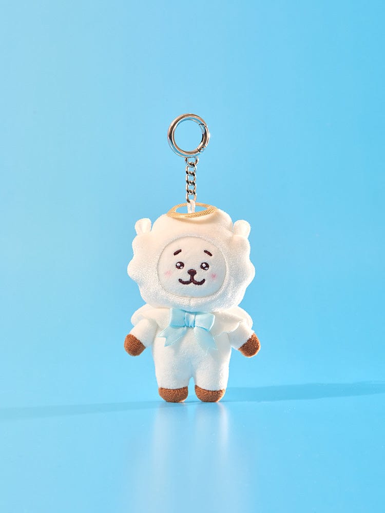 BT21 KEYRING 단품 BT21 RJ 앤젤 앤 빌런 엔젤 인형 키링