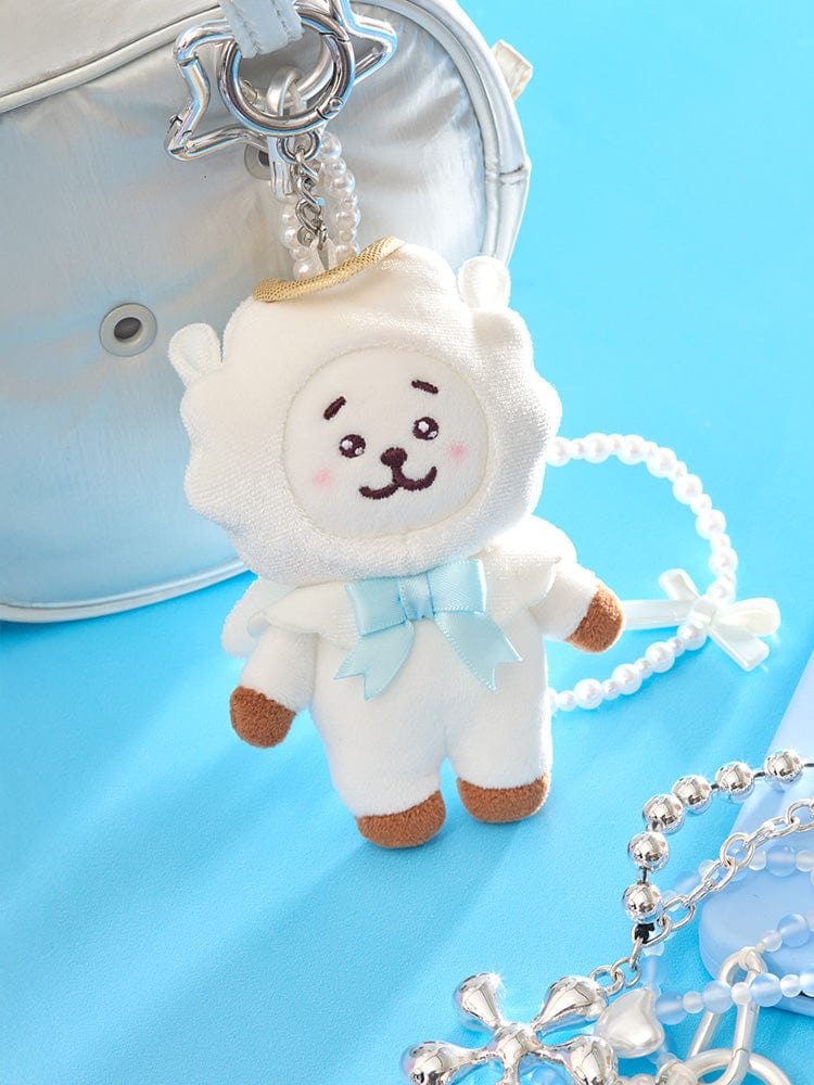 BT21 KEYRING 단품 BT21 RJ 앤젤 앤 빌런 엔젤 인형 키링