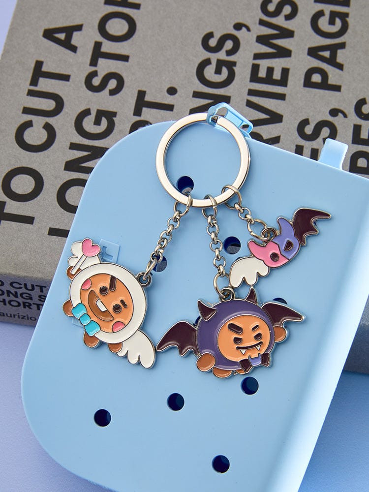 BT21 KEYRING 단품 BT21 SHOOKY 앤젤 앤 빌런 메탈 키링