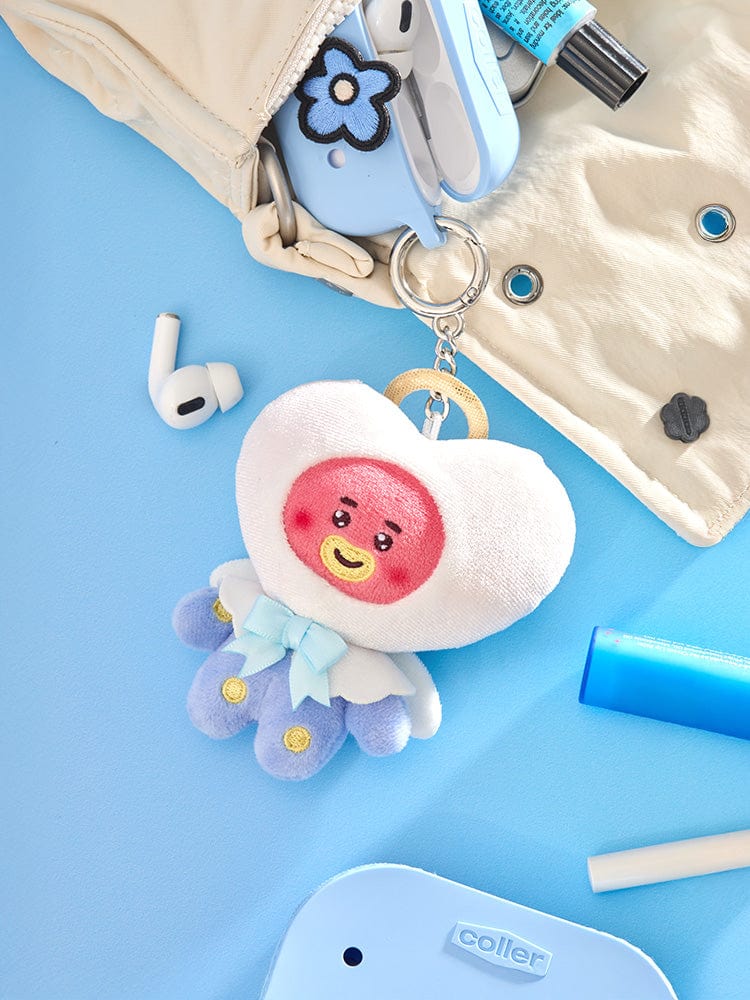 BT21 KEYRING 단품 BT21 TATA 앤젤 앤 빌런 엔젤 인형 키링