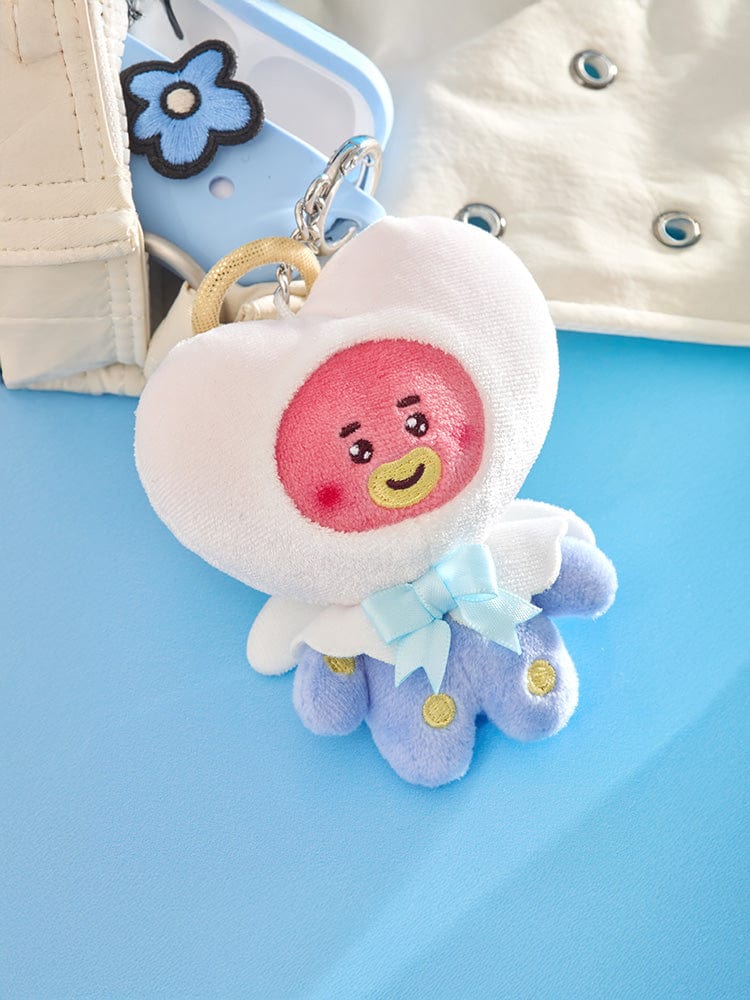 BT21 KEYRING 단품 BT21 TATA 앤젤 앤 빌런 엔젤 인형 키링