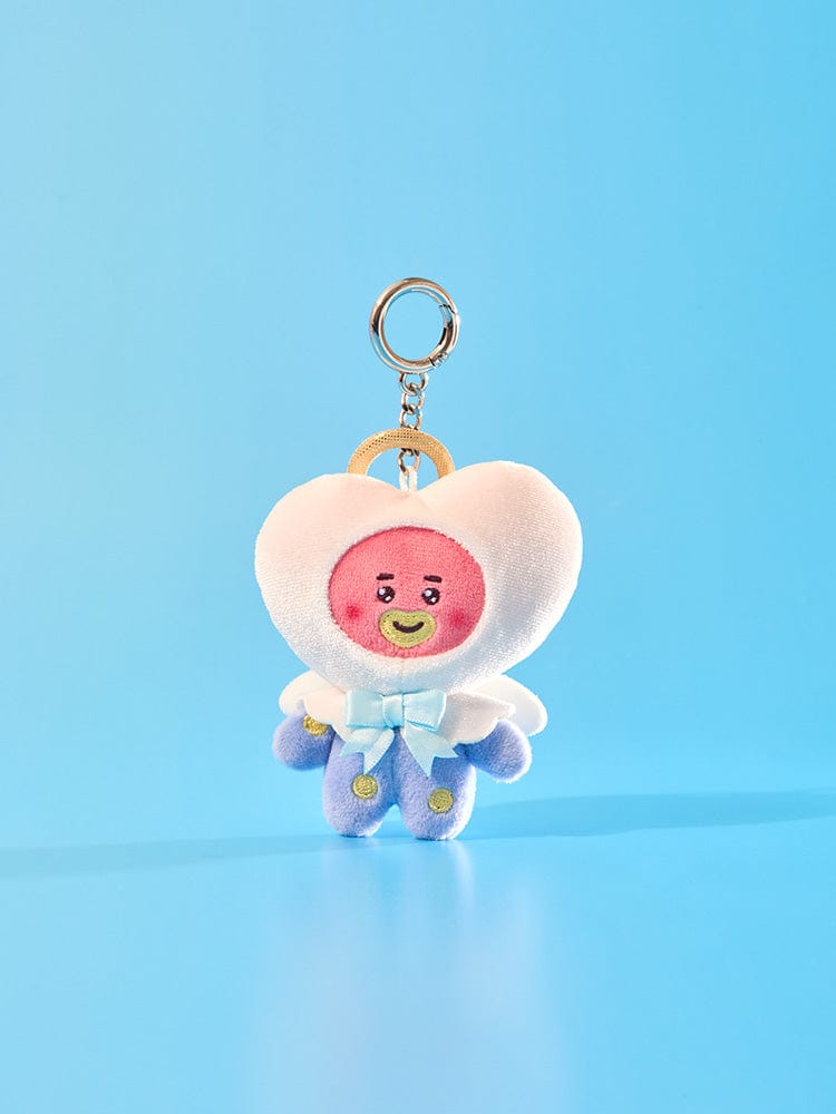 BT21 KEYRING 단품 BT21 TATA 앤젤 앤 빌런 엔젤 인형 키링