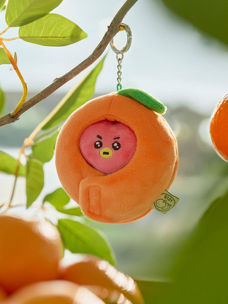 BT21 KEYRING 단품 BT21 TATA 베이비 오렌지 파티 인형 키링