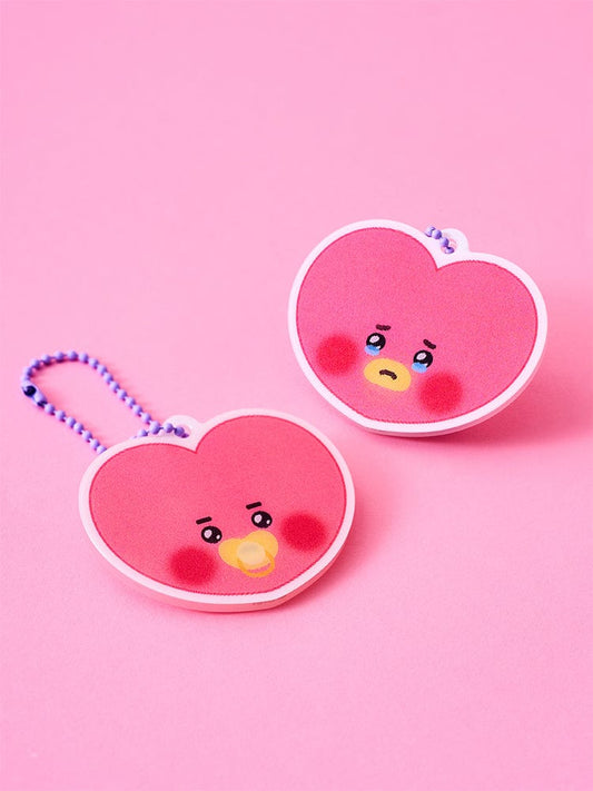BT21 KEYRING 단품 [패밀리세일] BT21 TATA NEWBORN BABY 렌티큘러 키링