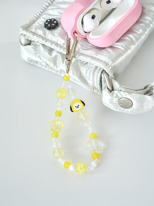 BT21 KEYRING_ CHIMMY BT21 CHIMMY BABY PEARL 비즈 키링