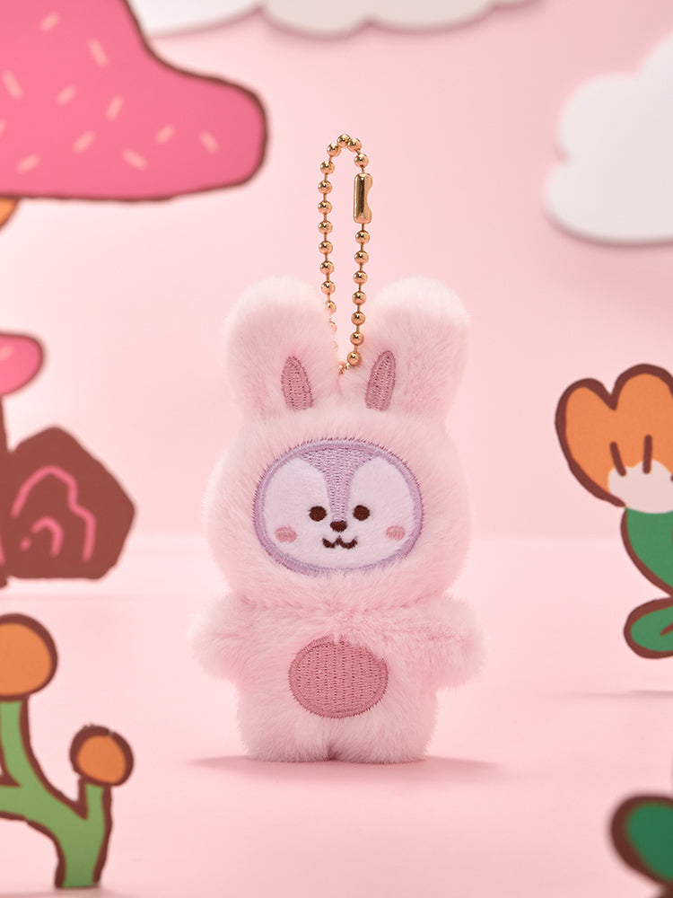 BT21 KEYRING_ MANG BT21 K-토끼 플랫 인형 키링