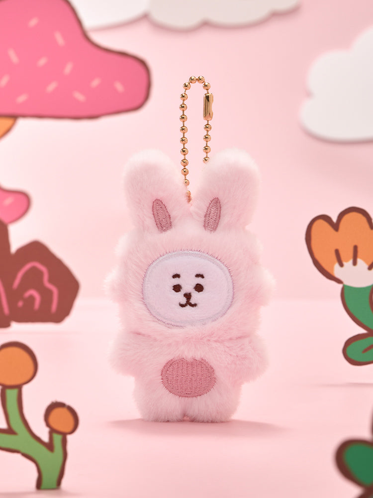 BT21 KEYRING_ RJ BT21 K-토끼 플랫 인형 키링