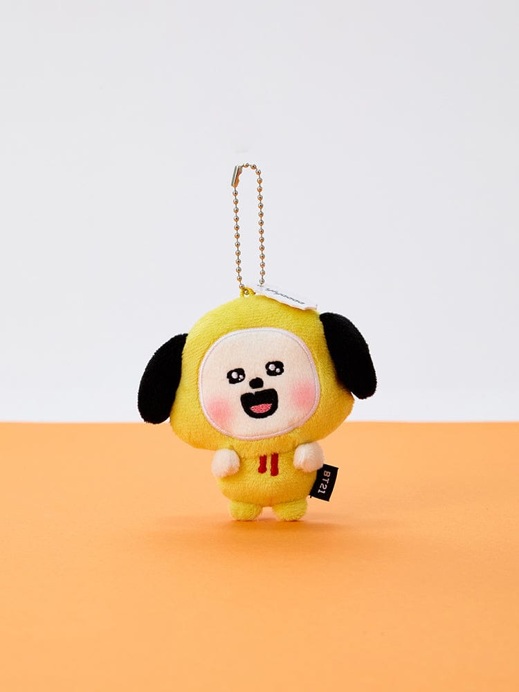 BT21 KEYRING_BEAUTY/ACC_ CHIMMY BT21 오늘의 기분 두근두근 인형 키링