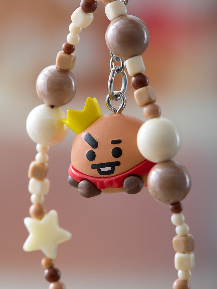 BT21 KEYRING_BEAUTY/ACC_ELECTRONICS_ 단품 BT21 SHOOKY 더 킹 피규어 모바일 스트랩