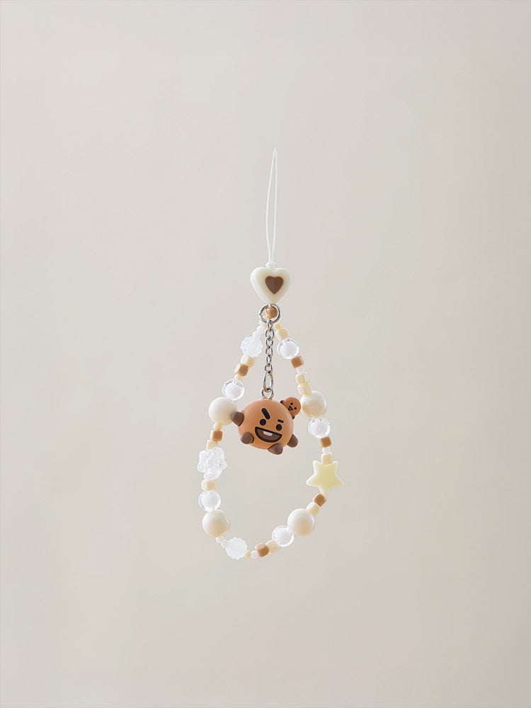 BT21 KEYRING_BEAUTY/ACC_ELECTRONICS_ 단품 BT21 SHOOKY 더 킹 & BAKY 피규어 모바일 스트랩