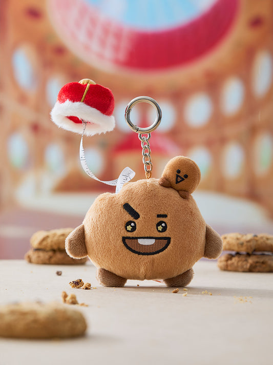BT21 KEYRING_OFFICE_ 단품 BT21 SHOOKY 더 킹 인형 줄자 키링