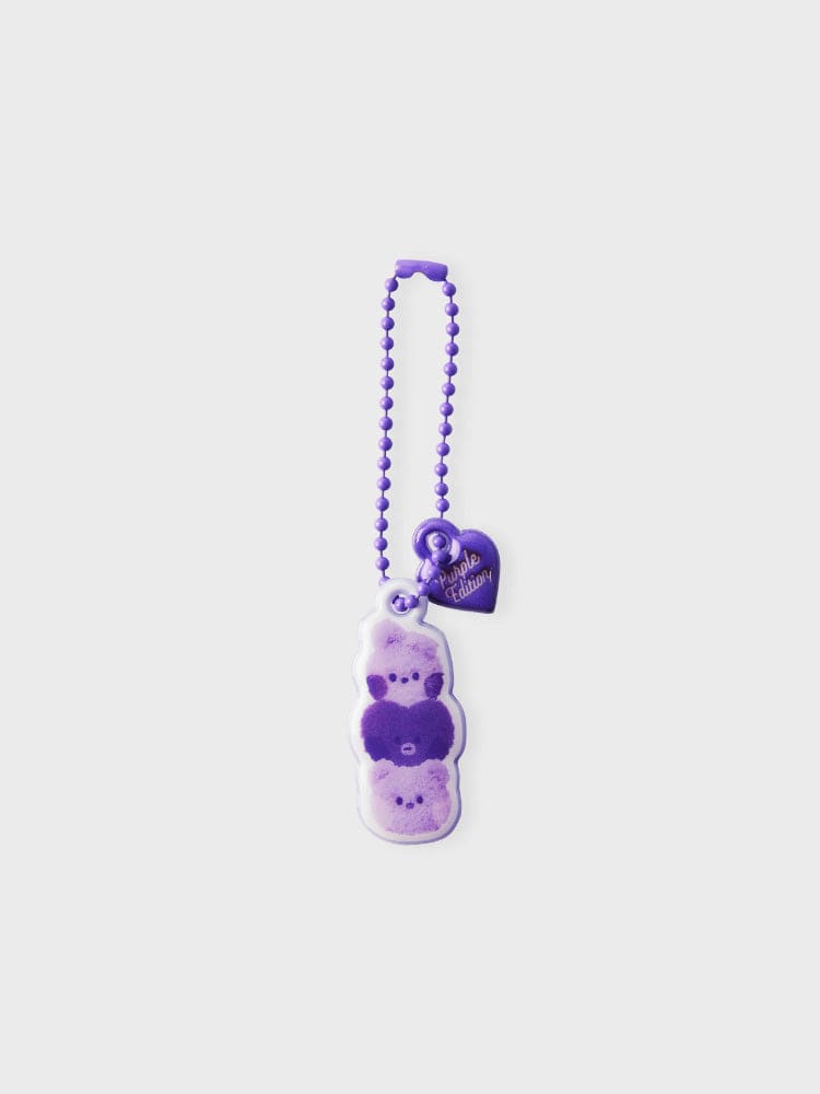 라인프렌즈 BT21 Purple of Wish Edition 미니니 랜덤 키링 – LINE