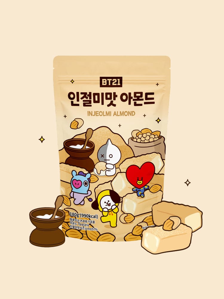 BT21 LIVING_ 인절미맛 아몬드 BT21 아몬드 (180g)