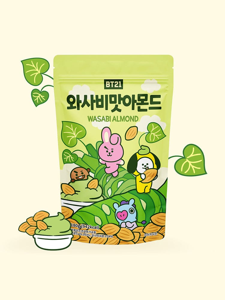 BT21 LIVING_ 와사비맛 아몬드 BT21 아몬드 (180g)