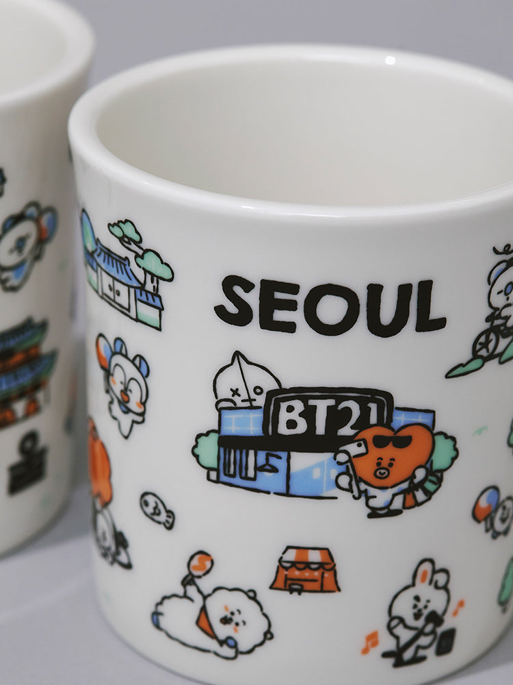 BT21 LIVING_ 단품 BT21 서울 에디션 머그컵 (340ml)