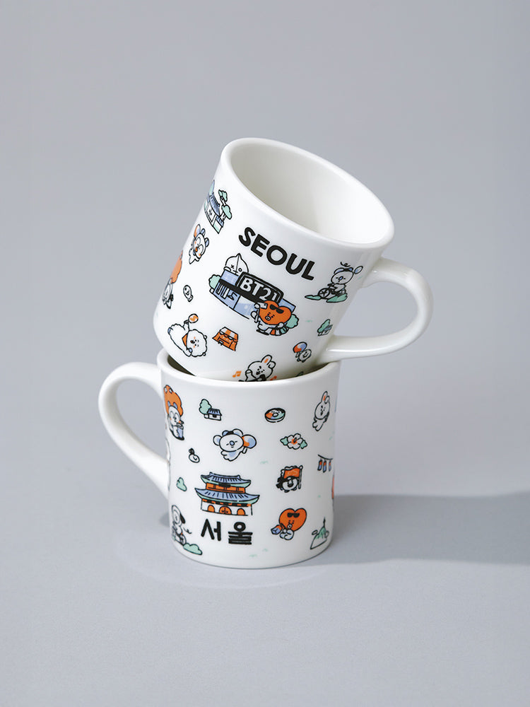 BT21 LIVING_ 단품 BT21 서울 에디션 머그컵 (340ml)