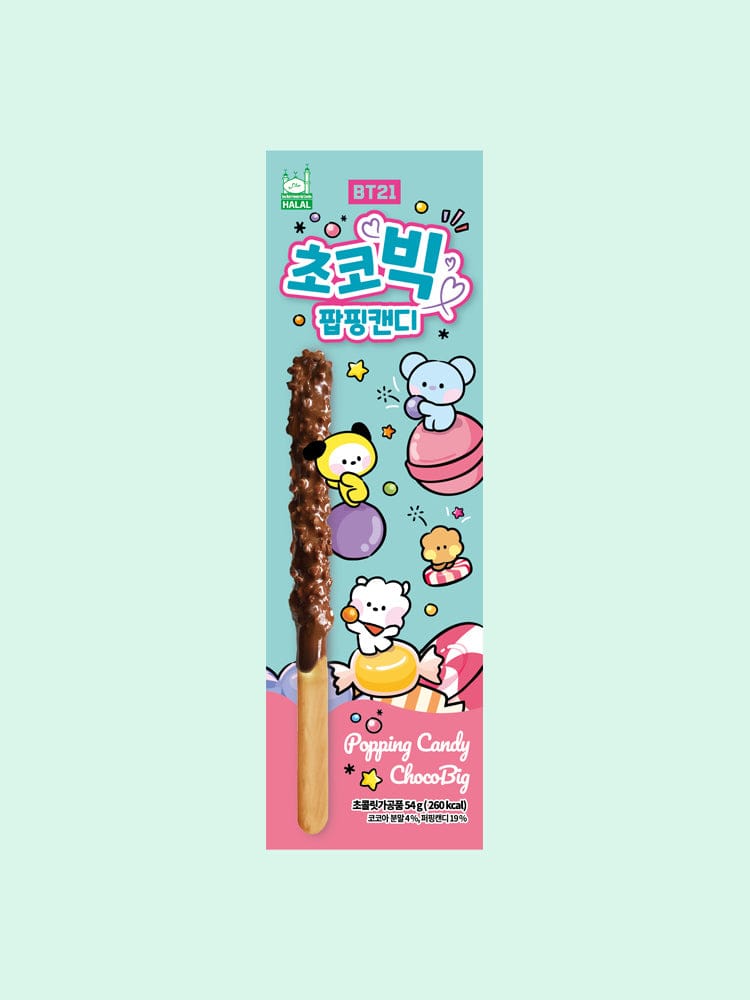 BT21 LIVING_ 팝핑캔디 BT21 초코빅 (57g)